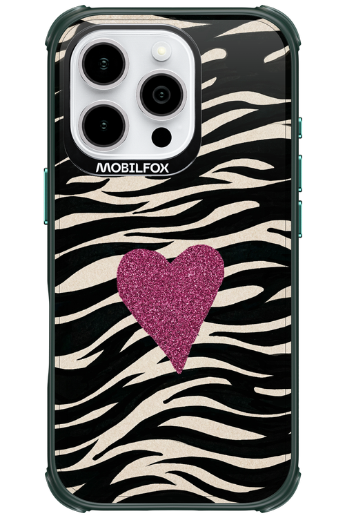 Zebra Heart 2.0 - Apple iPhone 16 Pro