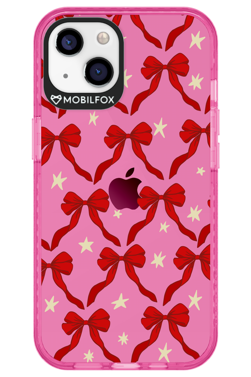 Bow & Stars (Transparent) - Apple iPhone 13