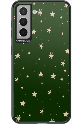 Forest Green Stars - Samsung Galaxy S21