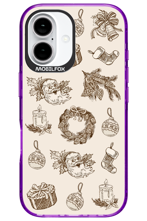 Christmas Paper - Apple iPhone 16