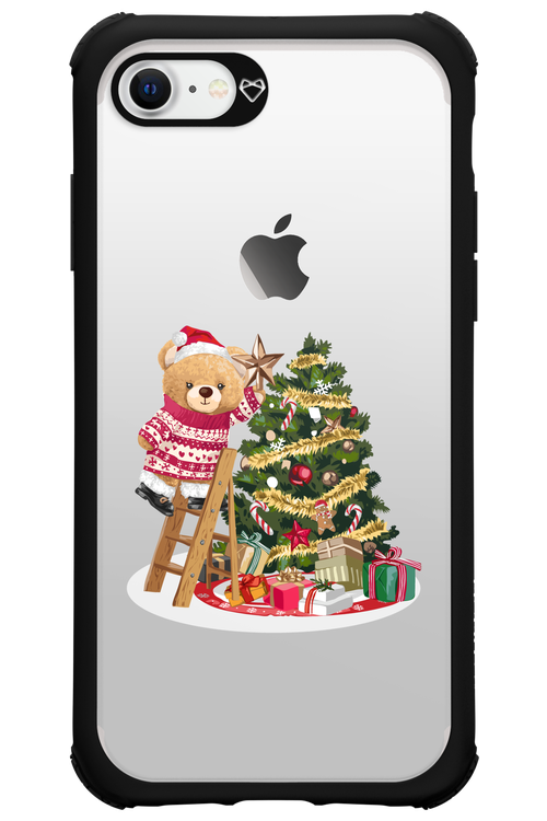 Christmas Bear (Transparent) - Apple iPhone 7
