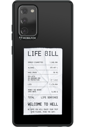 bill 2.0 - Samsung Galaxy Note 20