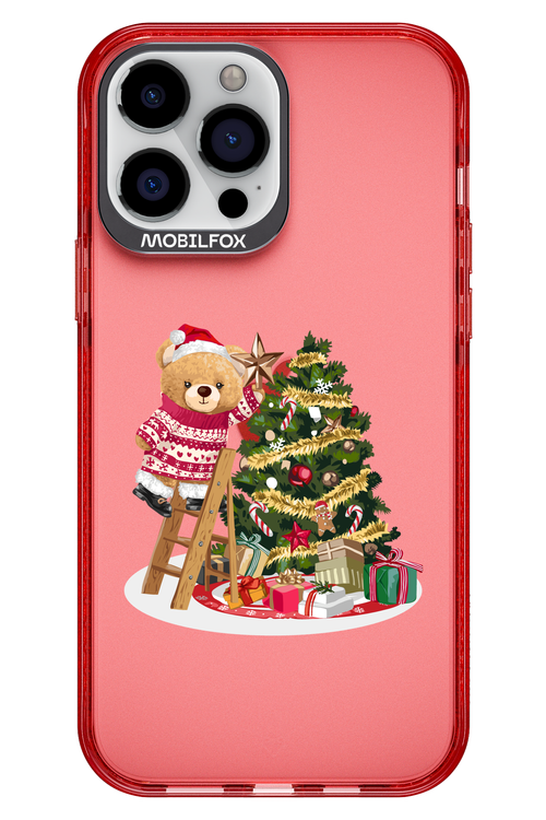 Christmas Bear (Transparent) - Apple iPhone 13 Pro Max