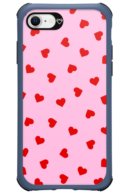 Sprinkle Heart Pink - Apple iPhone SE 2020