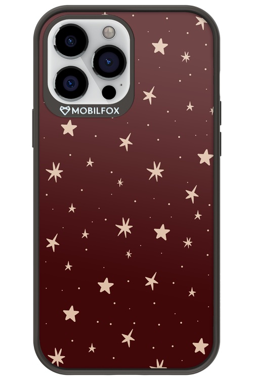 Burgundy Stars - Apple iPhone 13 Pro Max