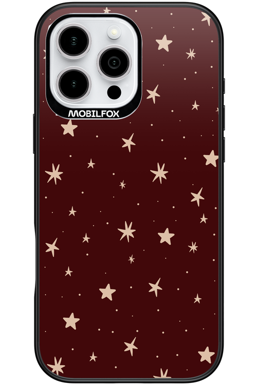Burgundy Stars - Apple iPhone 16 Pro Max
