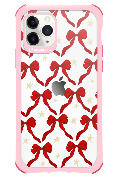 Bow & Stars (Transparent) - Apple iPhone 11 Pro