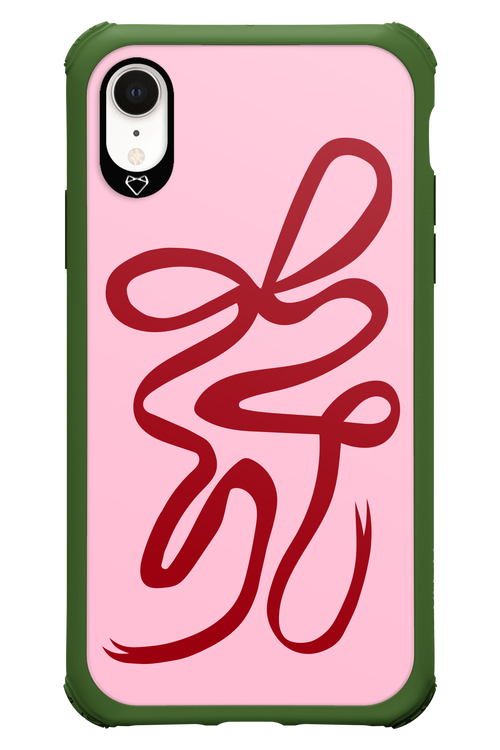 Burgundy Bow - Apple iPhone XR