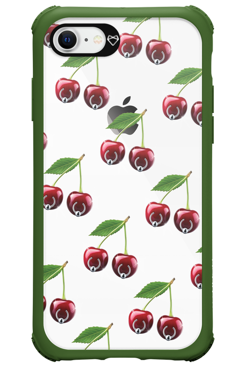 Spicy Cherries Transparent - Apple iPhone 8