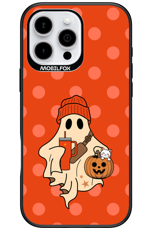 Ghost Girl (Orange) - Apple iPhone 16 Pro Max