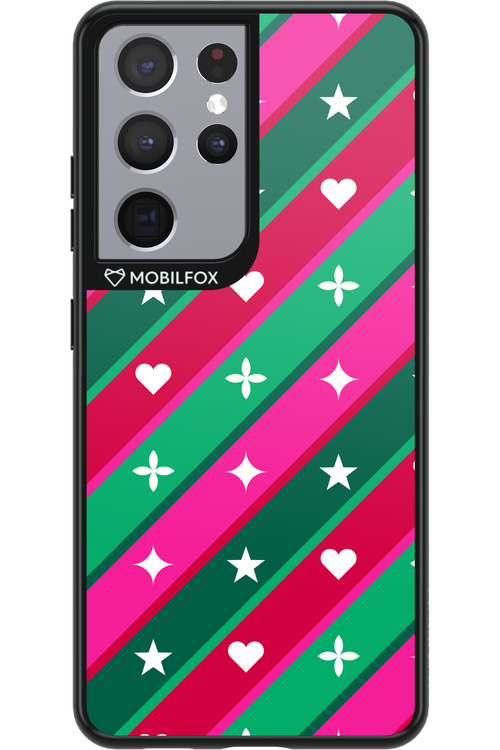 Christmas Stripes - Samsung Galaxy S21 Ultra