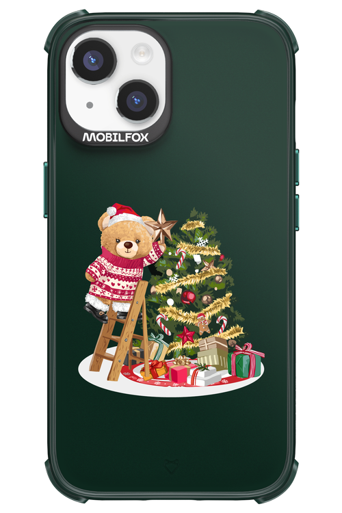 Christmas Bear (Transparent) - Apple iPhone 14
