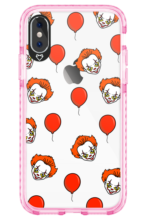 Mystery Clown (Transparent) - Apple iPhone XS