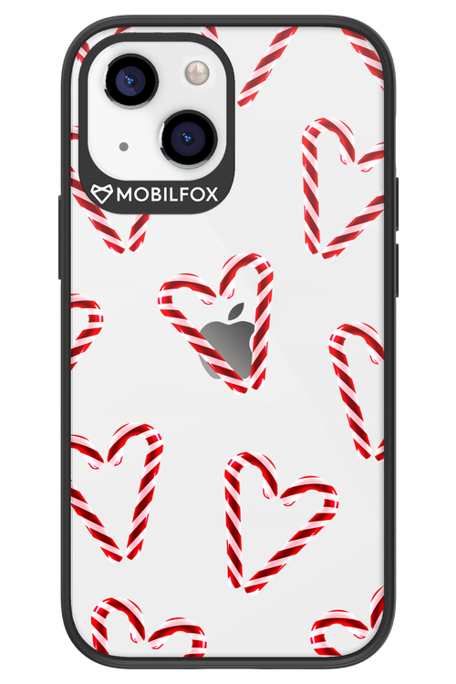 Candy Cane Hearts - Apple iPhone 13 Mini