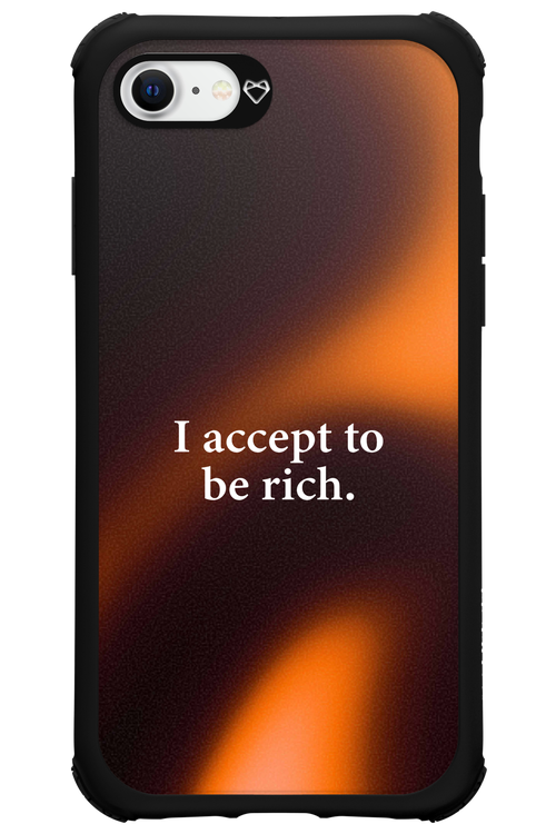 I accept to be rich - Apple iPhone SE 2020