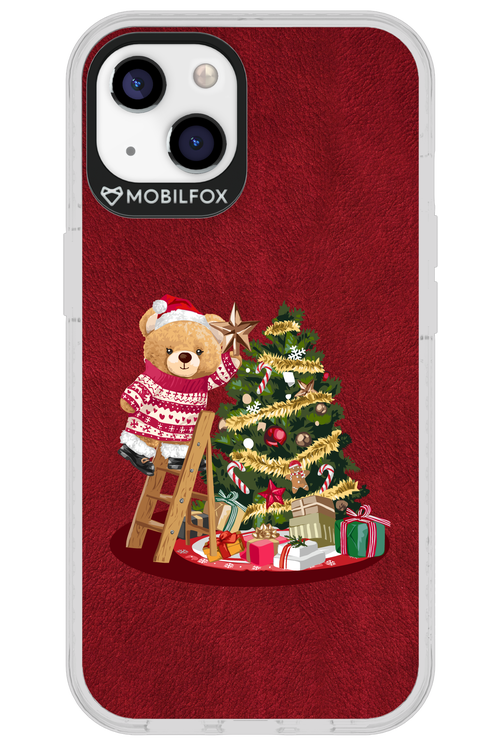 Christmas Bear (Burgundy) - Apple iPhone 13