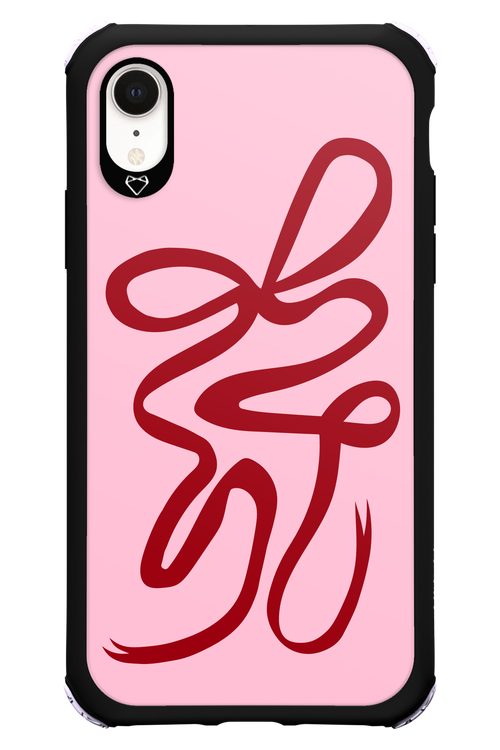 Burgundy Bow - Apple iPhone XR