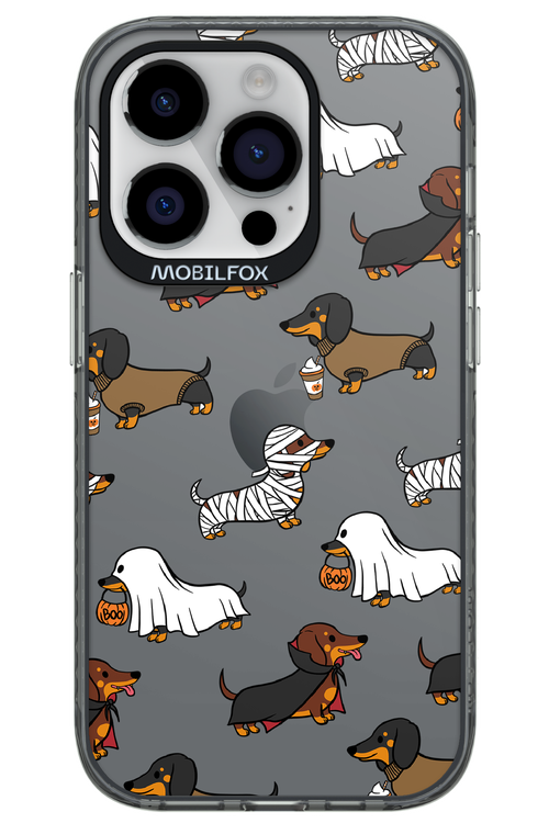 Scary Dachshund (Transparent) - Apple iPhone 14 Pro