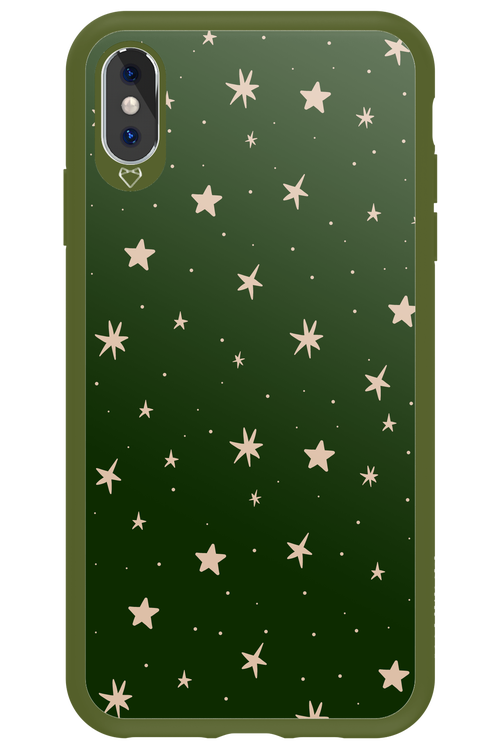 Forest Green Stars - Apple iPhone XS Max