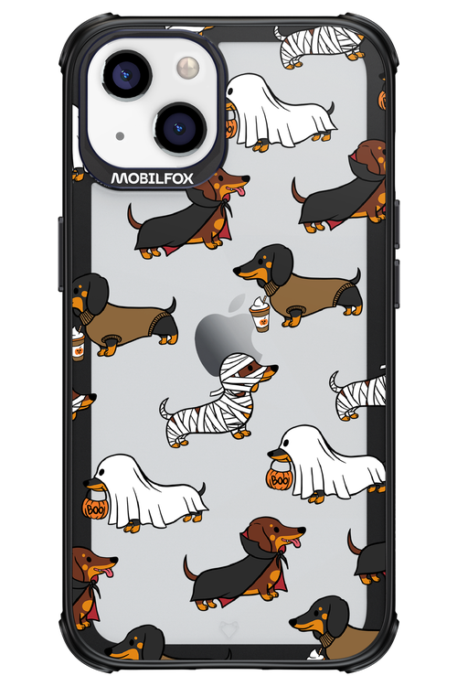 Scary Dachshund (Transparent) - Apple iPhone 13