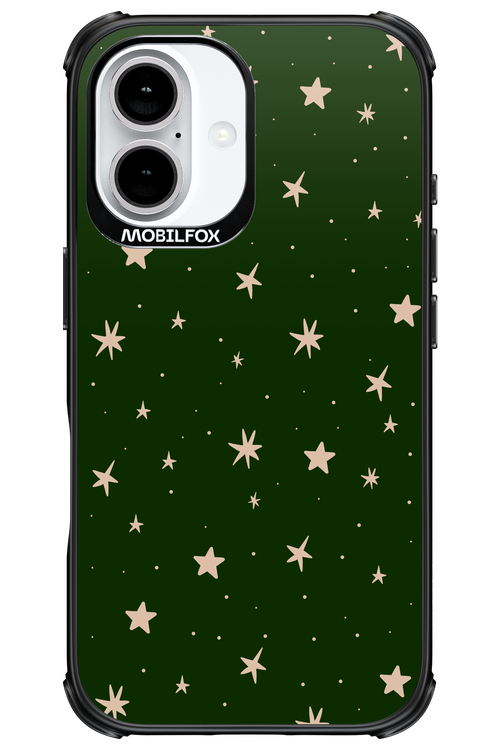 Forest Green Stars - Apple iPhone 16