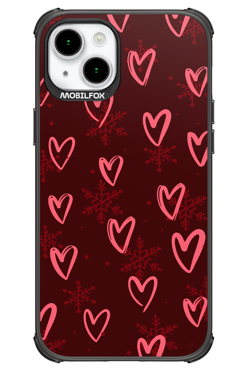 Christmas Hearts - Apple iPhone 15 Plus