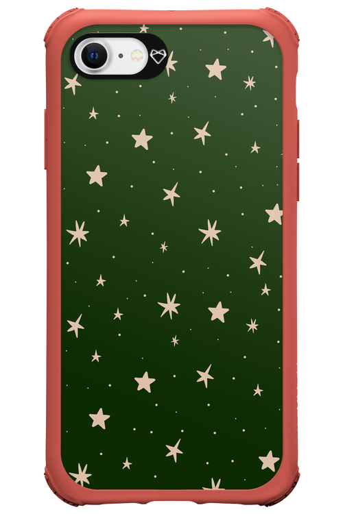 Forest Green Stars - Apple iPhone 8