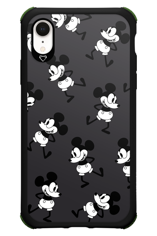 Iconic Mouse (antracite pattern) - Apple iPhone XR