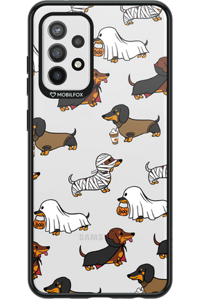 Scary Dachshund (Transparent) - Samsung Galaxy A72