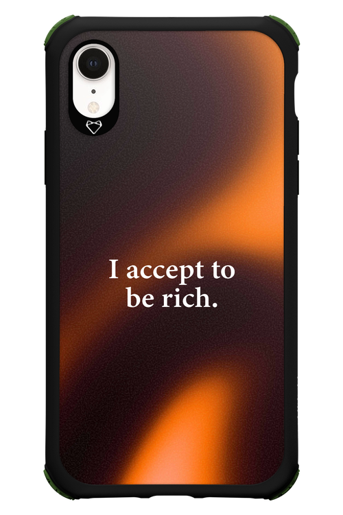 I accept to be rich - Apple iPhone XR
