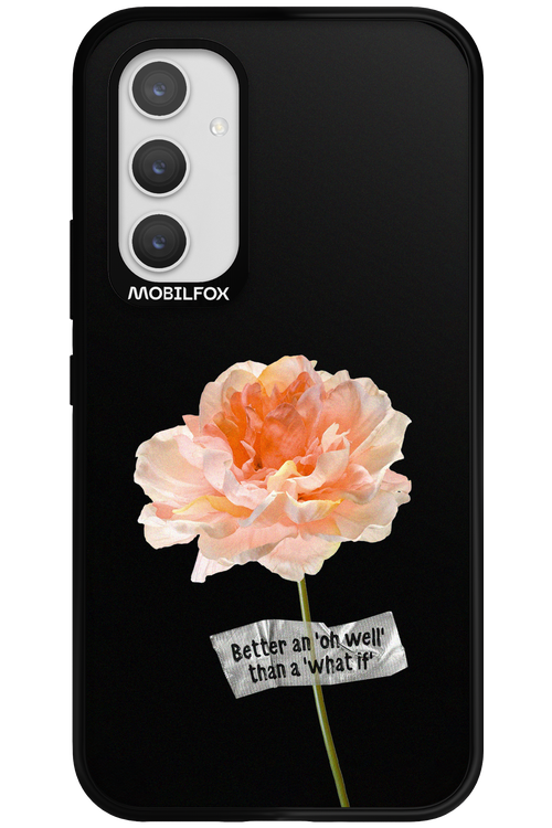 Flower Black - Samsung Galaxy A54