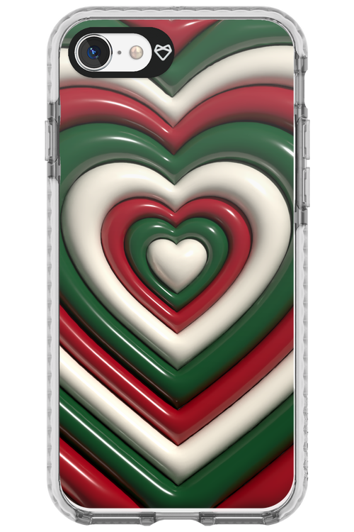 XMAS Hearts - Apple iPhone 8