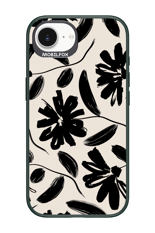 Monochrome Flowerss - Apple iPhone 16e