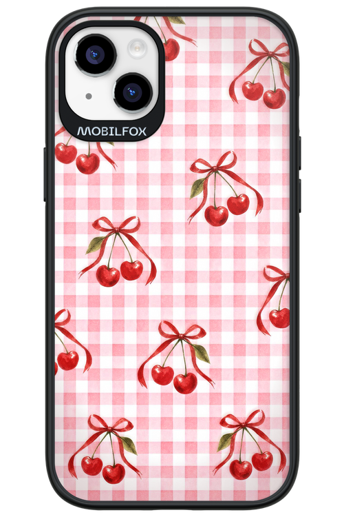 Pink Cherry Checked 2.0 - Apple iPhone 14 Plus