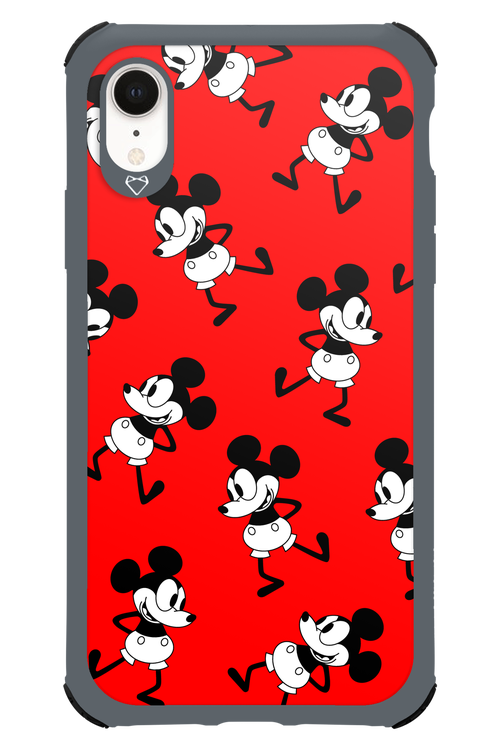 Iconic Mouse (red pattern) - Apple iPhone XR