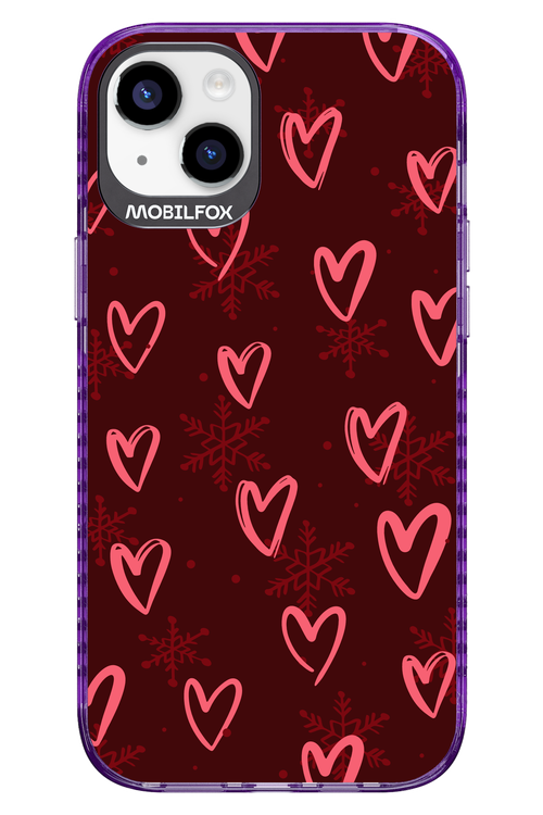 Christmas Hearts - Apple iPhone 14 Plus