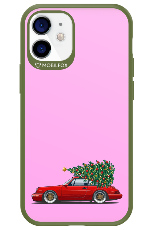 XMAS Car Pink - Apple iPhone 12 Mini