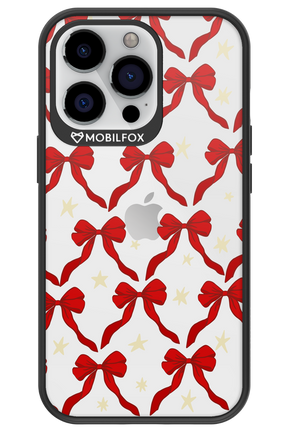 Bow & Stars (Transparent) - Apple iPhone 13 Pro