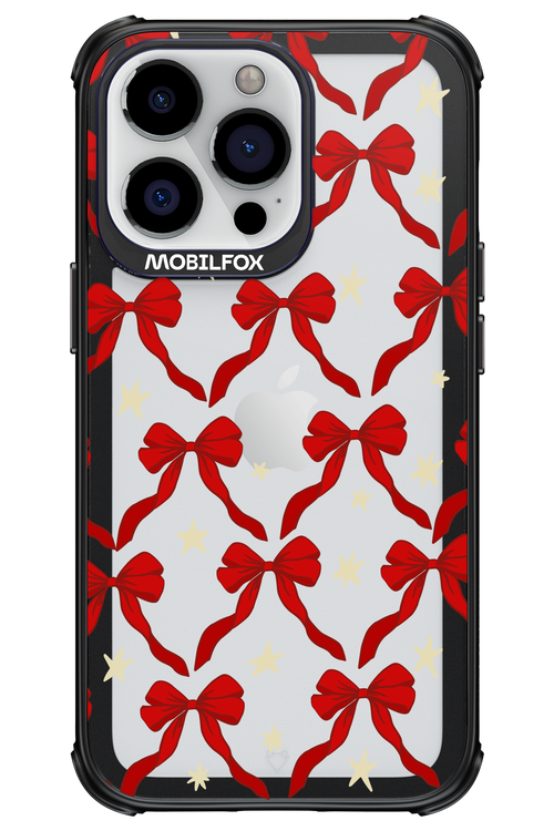 Bow & Stars (Transparent) - Apple iPhone 13 Pro