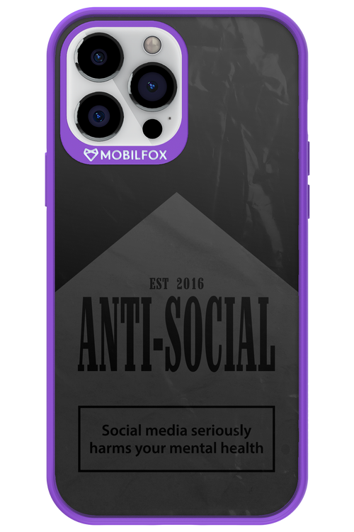 ANTI-SOCIAL (BLVCK) 2.0 - Apple iPhone 13 Pro Max
