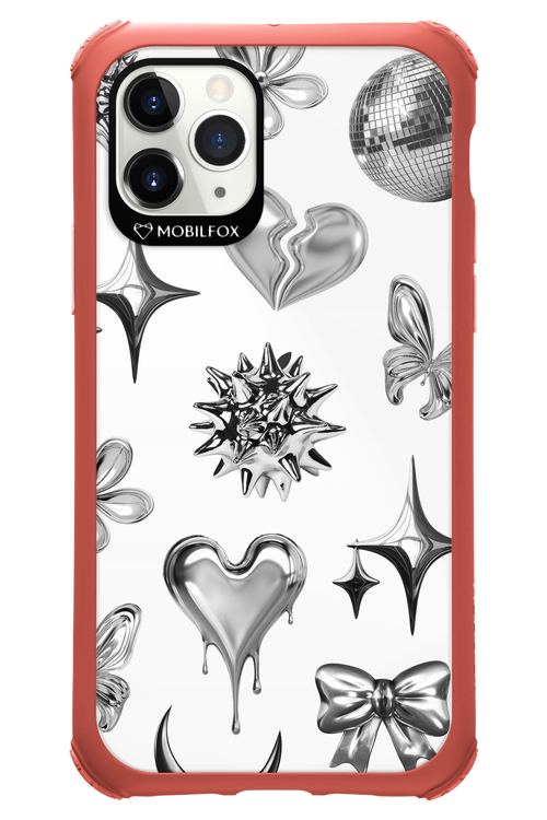 Silver Zone Transparent - Apple iPhone 11 Pro