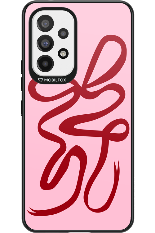 Burgundy Bow - Samsung Galaxy A53