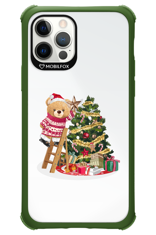 Christmas Bear (Transparent) - Apple iPhone 12 Pro