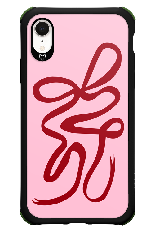 Burgundy Bow - Apple iPhone XR