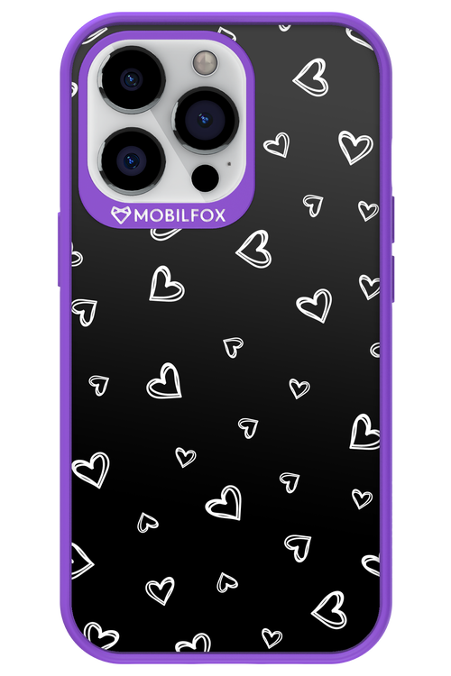 Monochrome Hearts 2.0 - Apple iPhone 13 Pro
