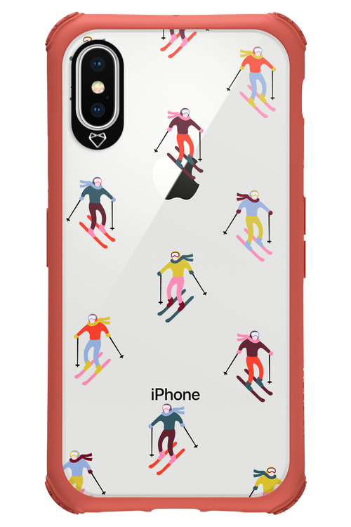 Snow Motion (Transparent) - Apple iPhone X