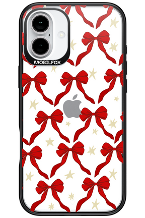 Bow & Stars (Transparent) - Apple iPhone 16 Plus
