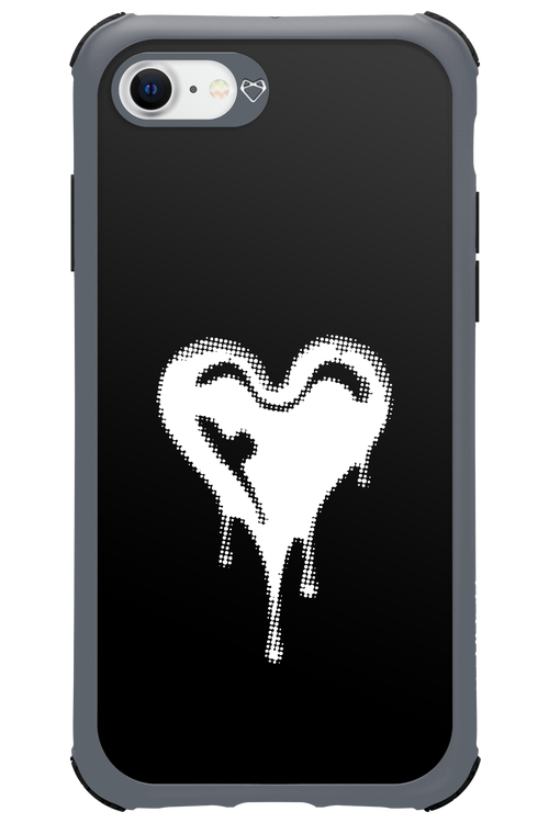 Heart Black - Apple iPhone 8