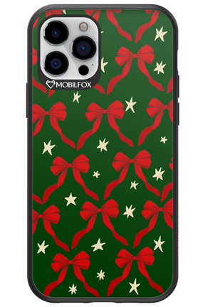 Bow & Stars (Green) - Apple iPhone 12 Pro