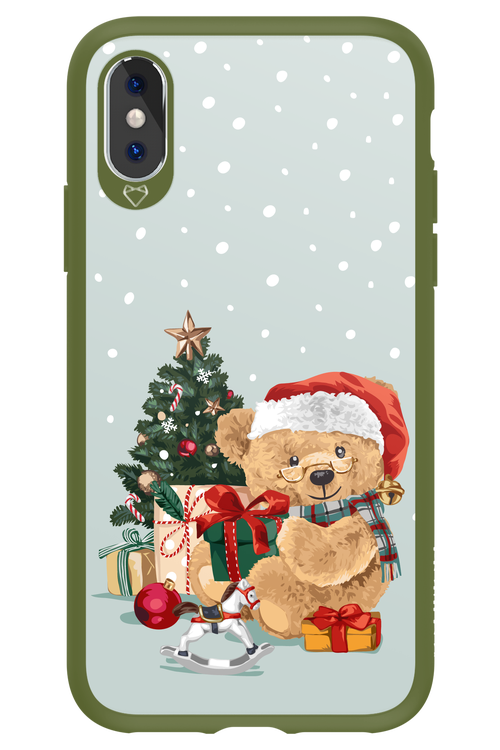 Merry Christmas Bear - Apple iPhone X